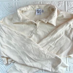 Princess Polly long sleeve crop top polo